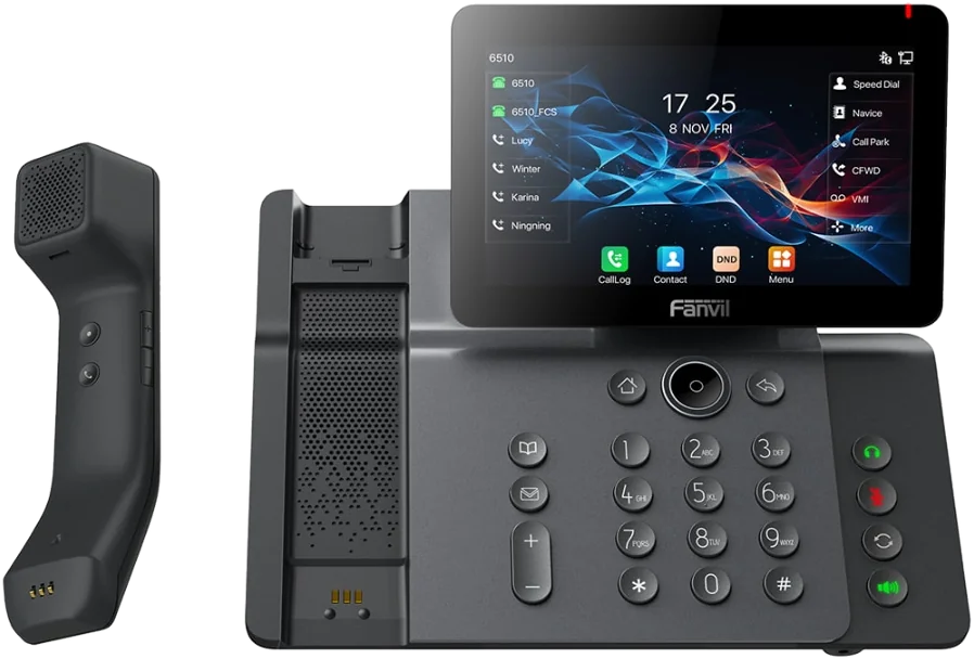 Fanvil V66 Pro desk phone, the handset Cititel installs as standard
